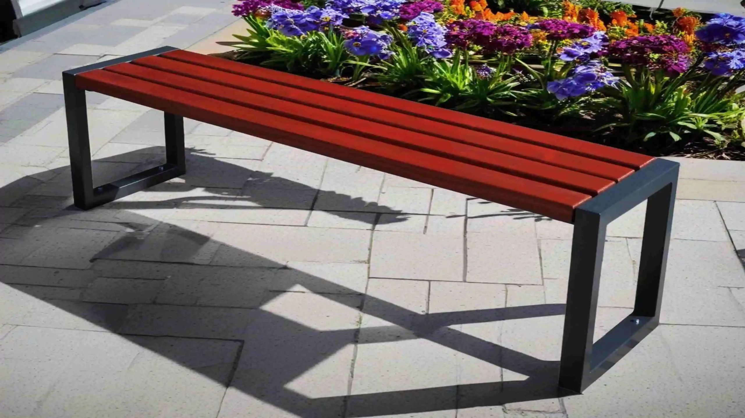 Alberto Metal Bench without Backrest 183 cm – photo 4
