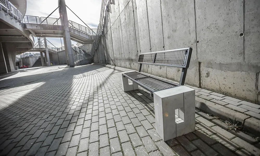 Ellen heavy-duty park bench