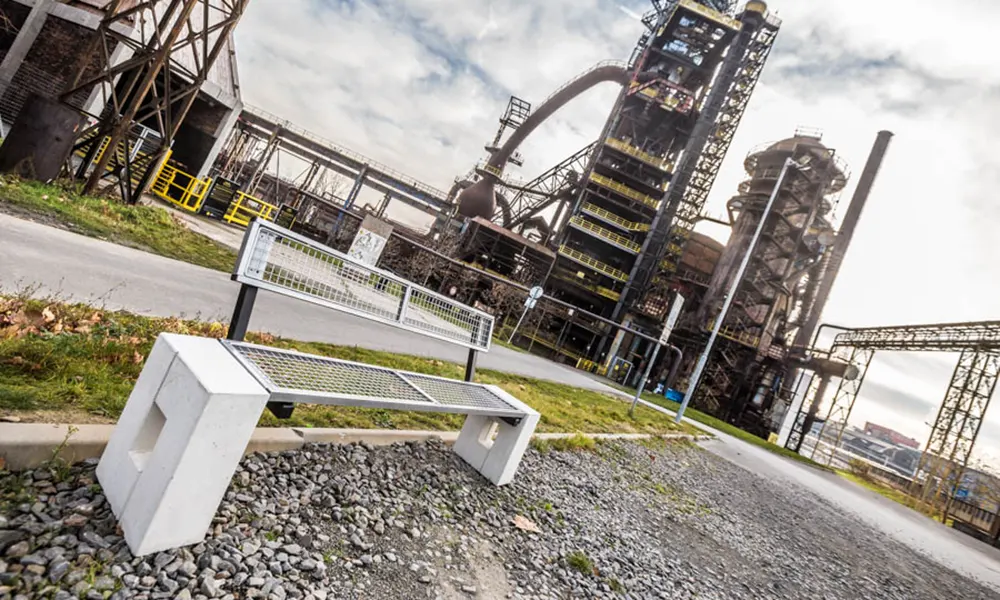 Ellen heavy-duty park bench – photo 5
