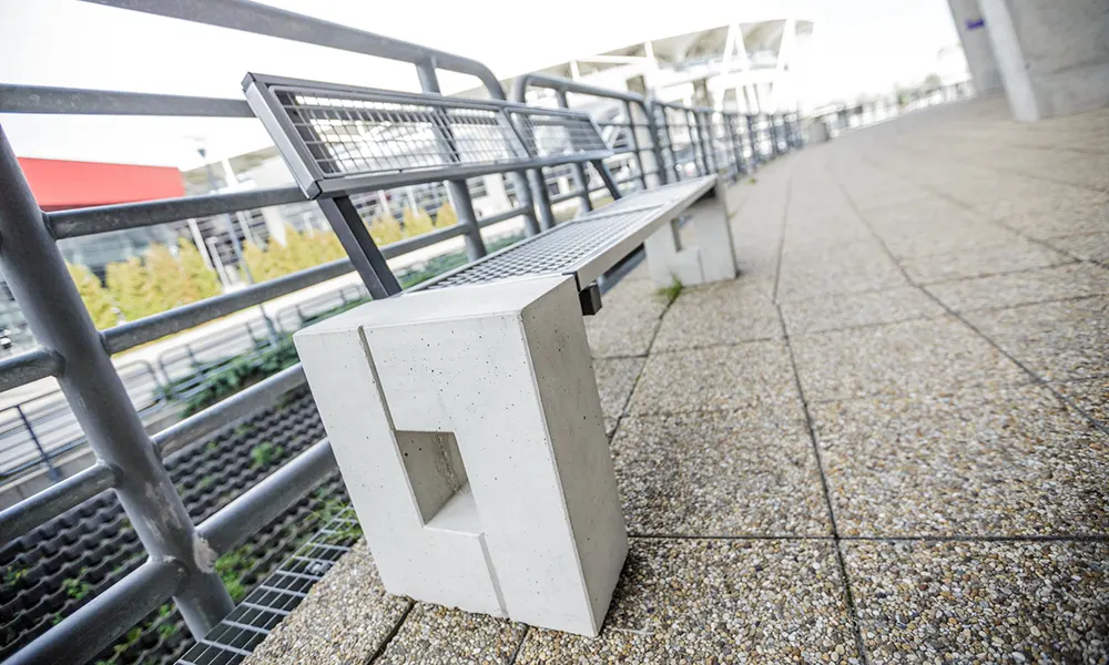 Ellen heavy-duty park bench – photo 6