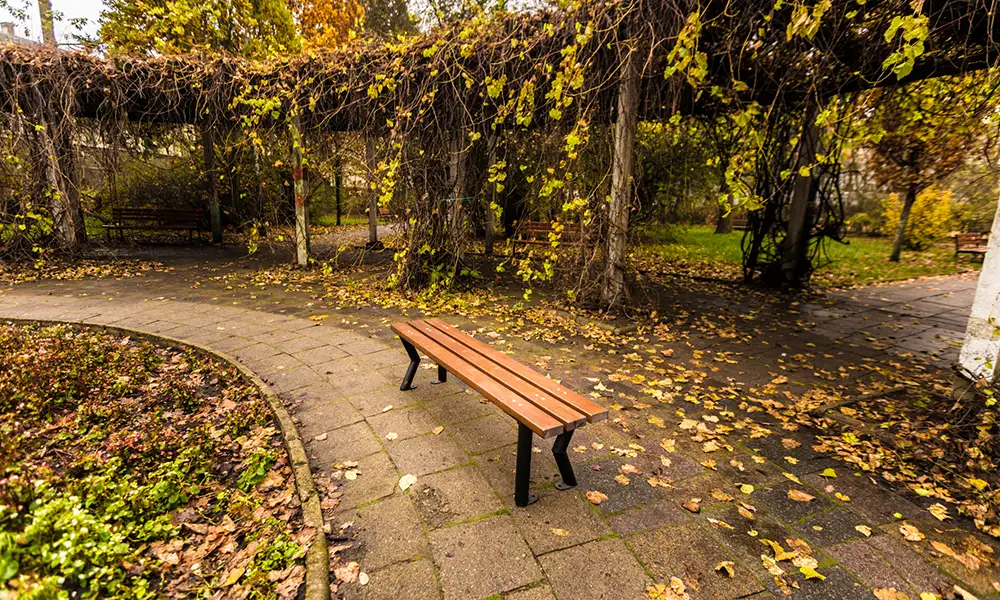 Ławka parkowa Sławek bez oparcia – fotografija 10