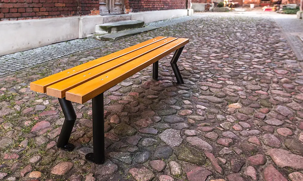 Ławka parkowa Sławek bez oparcia – fotografija 7