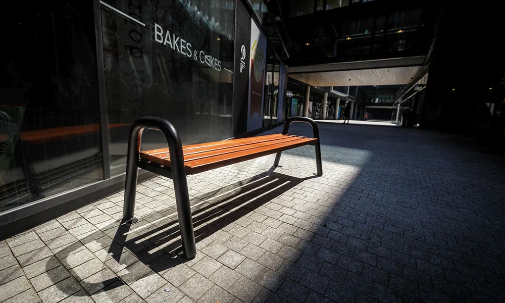 Tim backless park bench – photo 6