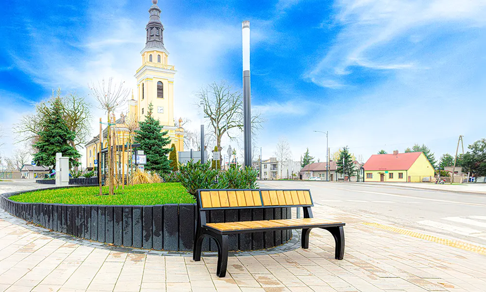 Ławka parkowa Nikolina z oparciem wersja premium – fotografija 6