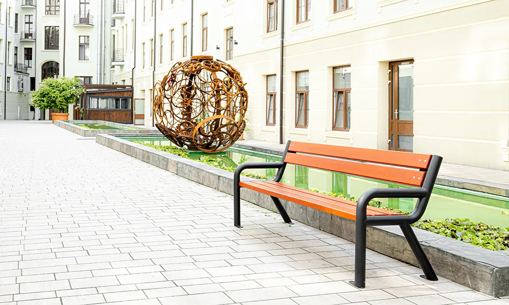 Ławka parkowa Eliana wersja podstawowa – fotografija 9