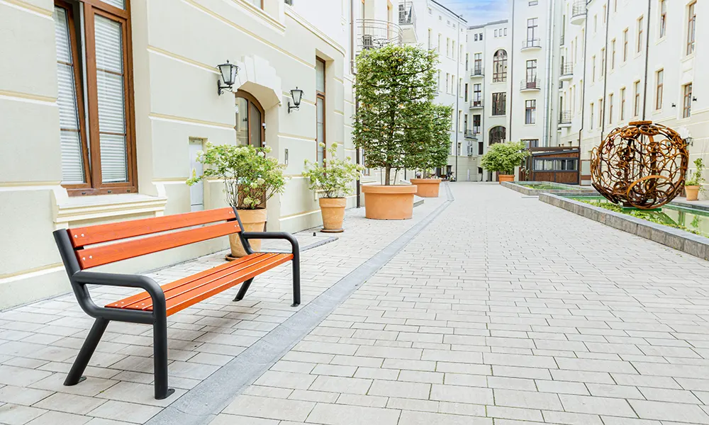 Ławka parkowa Eliana wersja podstawowa – fotografija 11