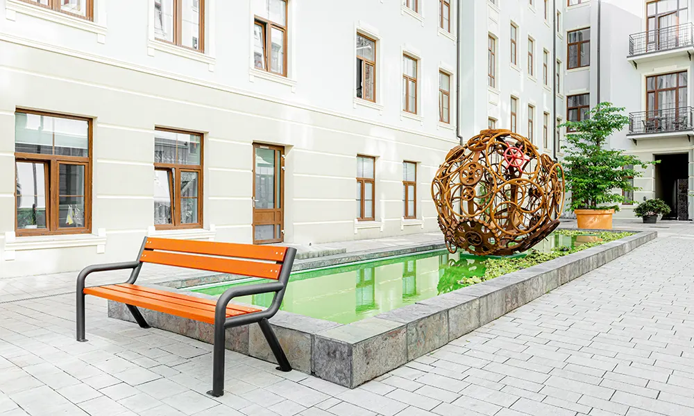 Ławka parkowa Eliana wersja podstawowa – fotografija 4