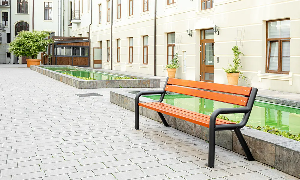 Ławka parkowa Eliana wersja podstawowa – fotografija 6