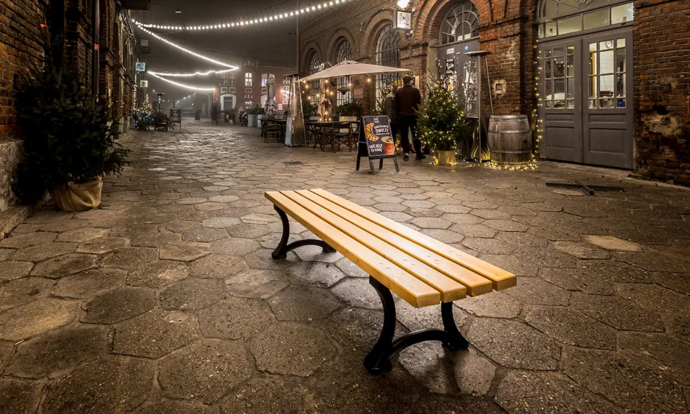Waldemar Backless Park Bench – photo 4