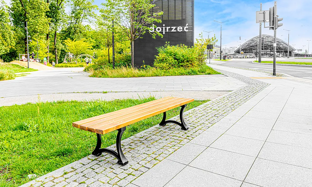 Waldemar Backless Park Bench – photo 5