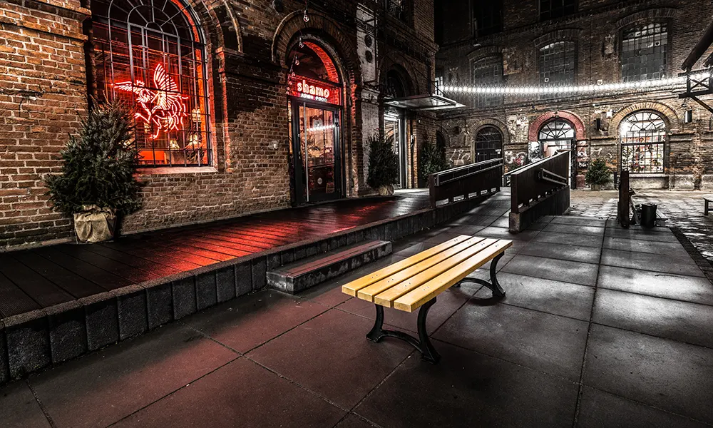 Waldemar Backless Park Bench – photo 6
