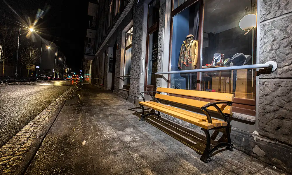 Ławka parkowa Waldemar z podłokietnikiem – fotografija 8