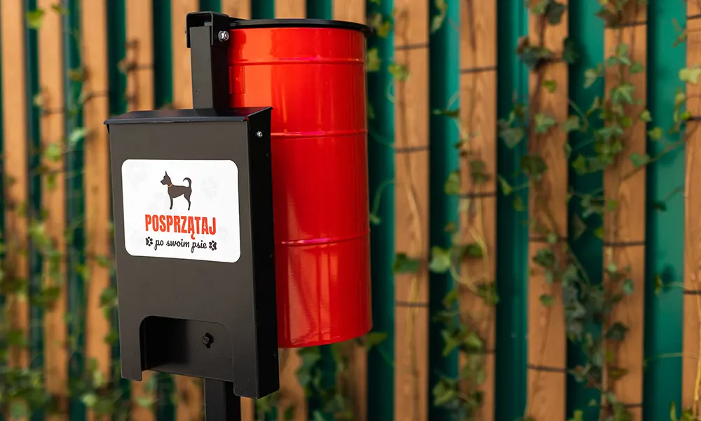 Dagmara Dog Waste Bin with Bag Dispenser – photo 4