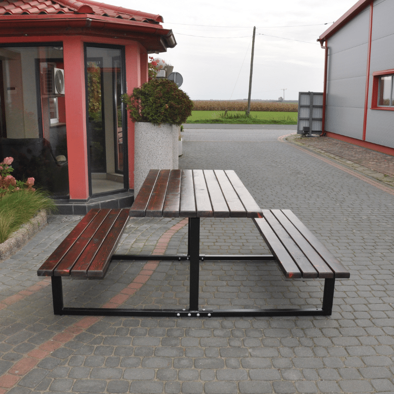 Darina Metal and Timber Picnic Table – photo 4