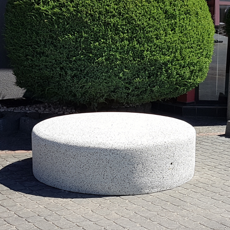 Kuba Concrete Bench Ø 152 x 48 cm – photo 2