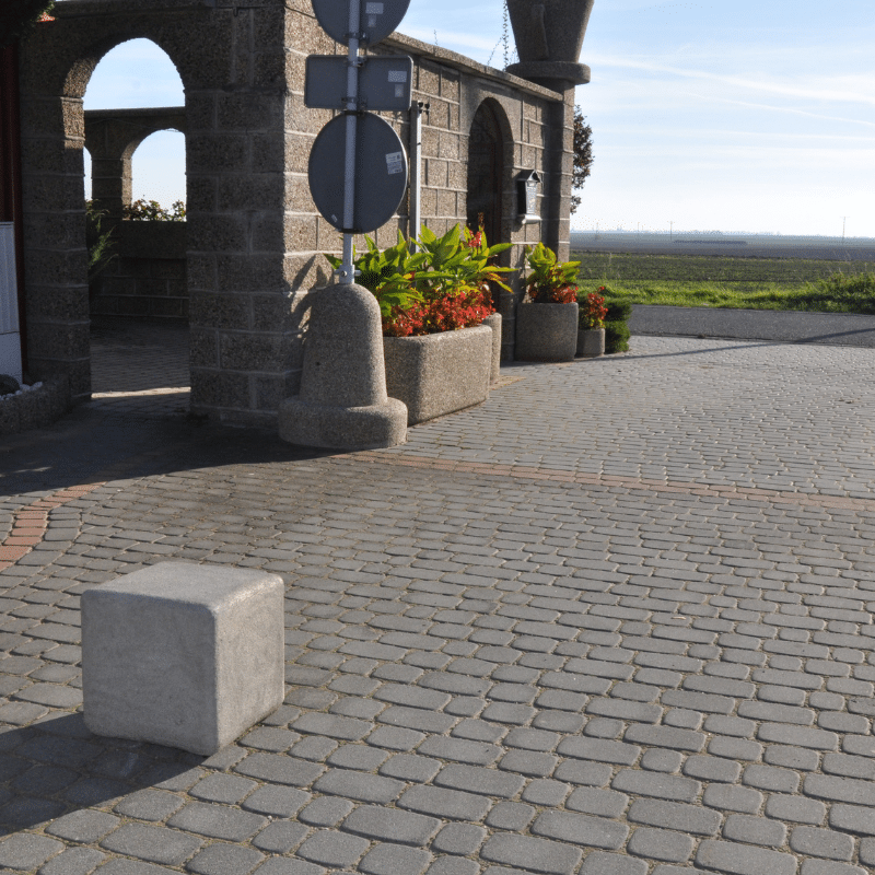Paolo Concrete Parking Bollard 32 x 32 cm, H 32 cm – photo 3