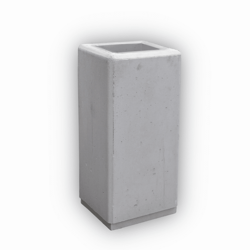 Inez Rectangular Concrete Planter