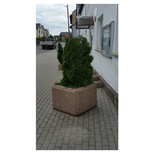 Aleksy Square Concrete Planter 60x60x60 cm – photo 4