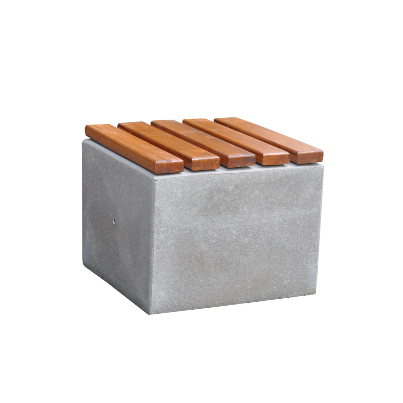 Daniella Concrete Bench 60 x 60 x 50 cm