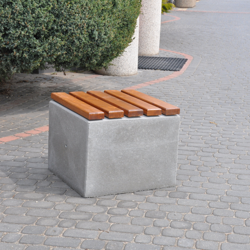 Ławka betonowa Daniella 60 x 60 x 50 cm – fotografija 3