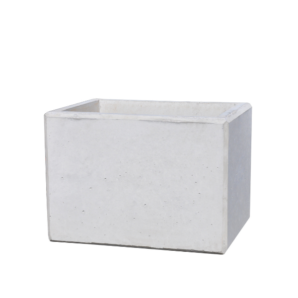 Andrea Rectangular Concrete Planter 70x50x50 cm