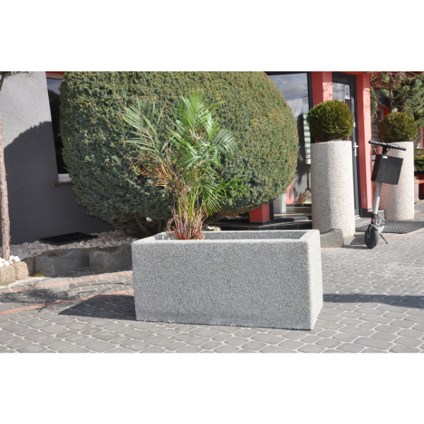 Christina Rectangular Concrete Planter 110 x 50 x 50 cm – photo 2