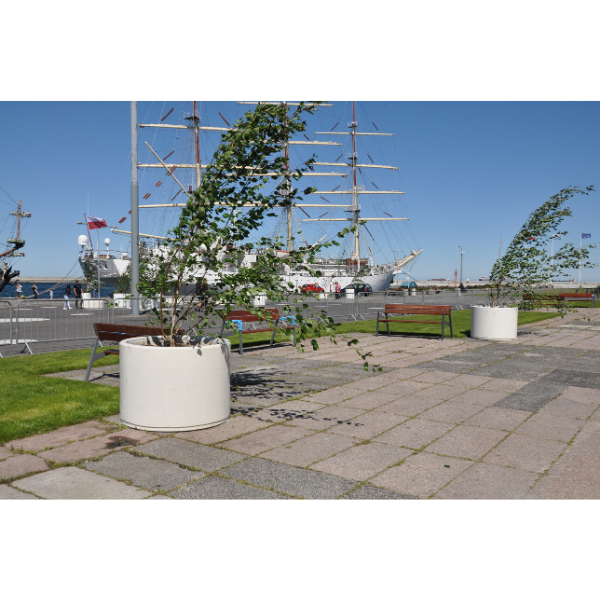 Szczepan Round Architectural Concrete Planter 112 x 80 cm – photo 4