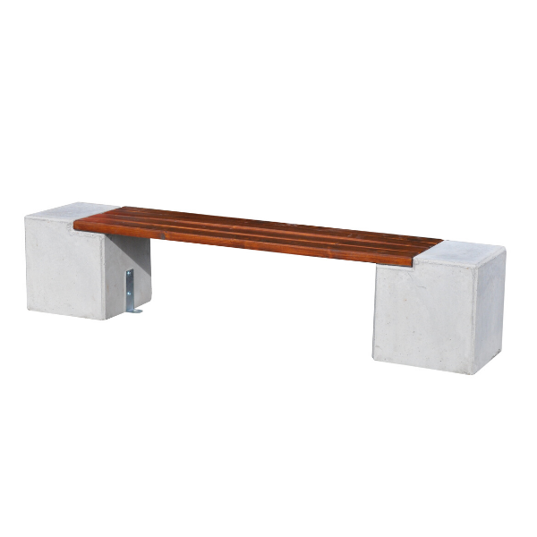 Isabella Concrete Bench 200 x 40 cm