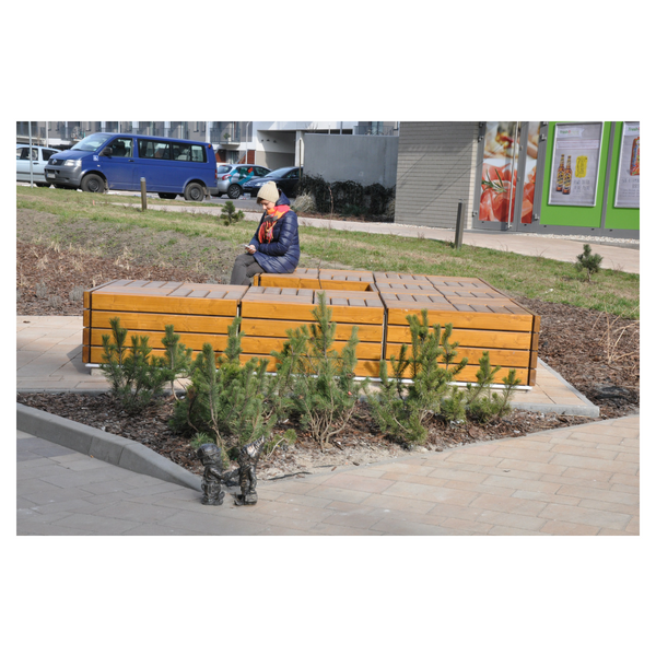 Niko Concrete Bench 100 x 100 cm, Height 66 cm – photo 5