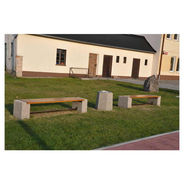 Ksenia Concrete Bench 200 x 53 x 45 cm without Backrest – photo 4