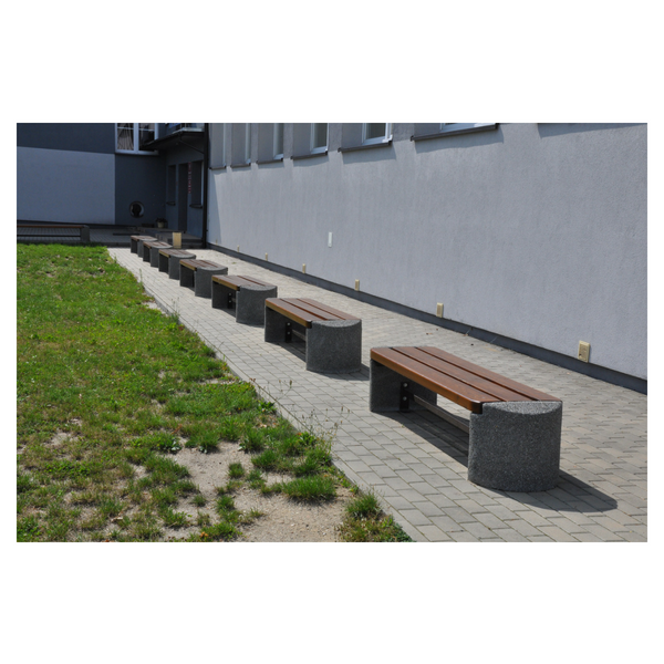 Alessandro concrete bench 200 x 43 x 43 cm without backrest – photo 5