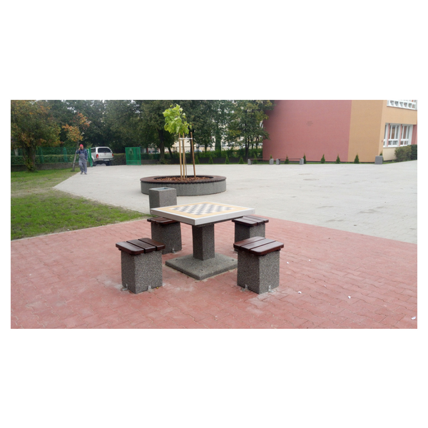 Aleksy Concrete Games Table – Chess and Ludo – photo 4