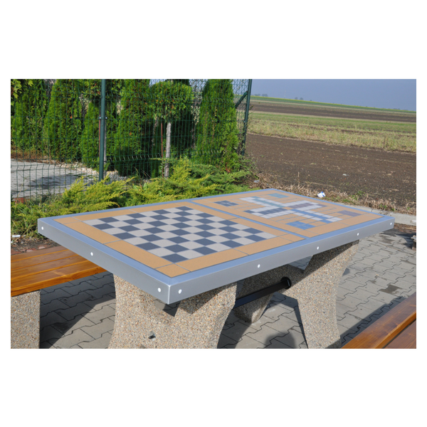 Nikoleta Concrete Games Table – Chess and Ludo – photo 5