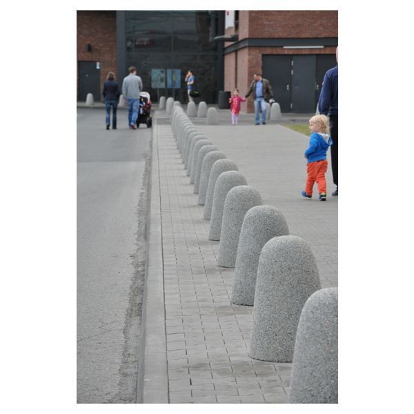 Słupek parkingowy betonowy Evelyn wys. 60 cm, śr. 27/40 cm – fotografija 4