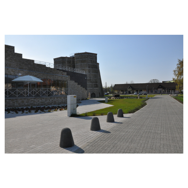 Stâlpișor de parcare din beton Damien înălț. 50 cm, diam. 27/40 cm – fotografia 5