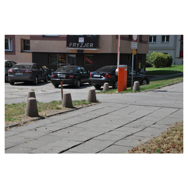 Słupek parkingowy betonowy Patrycja wys. 60 cm, śr. 20/35 cm – nuotrauka 5