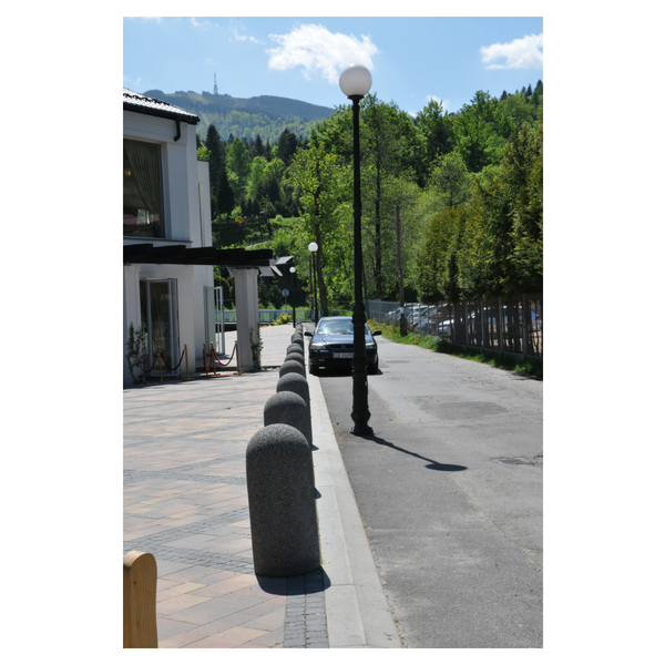 Tadeusz concrete parking bollard, H 80 cm, Ø 36 cm – photo 4