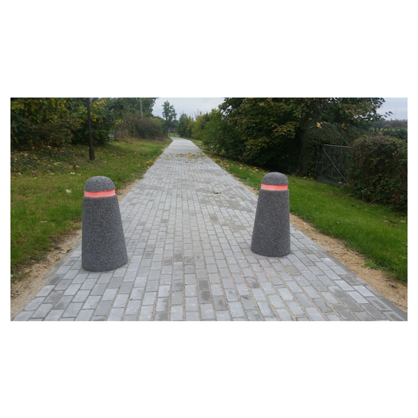 Słupek parkingowy betonowy Dan wys. 80 cm, śr. 27/40 cm – fotografija 5