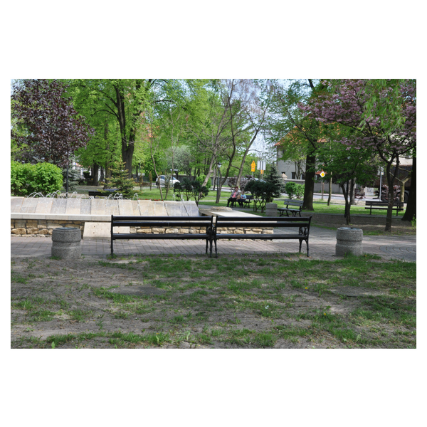 Kamila Round Concrete Litter Bin – photo 4