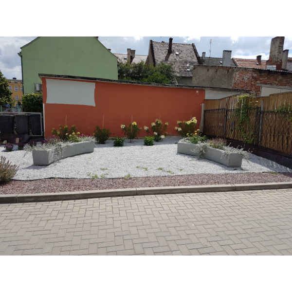 Donica betonowa Ilona łukowa 230x40x40 cm – nuotrauka 6