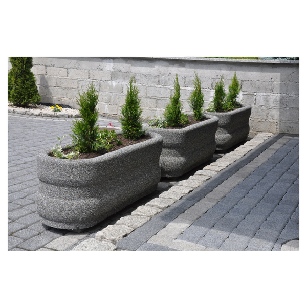 Ksenia Oval Concrete Planter 120 x 40 x 40 cm – photo 5