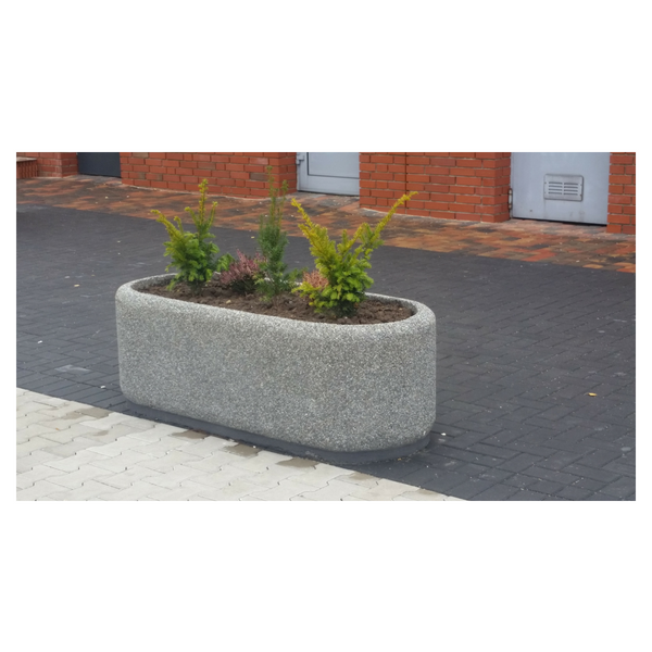 Julia Oval Concrete Planter 150 x 60 x 50 cm – photo 5