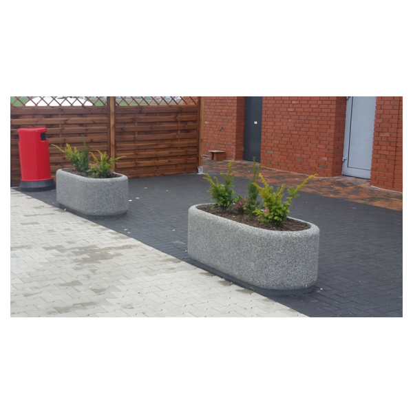Julia Oval Concrete Planter 150 x 60 x 50 cm – photo 6