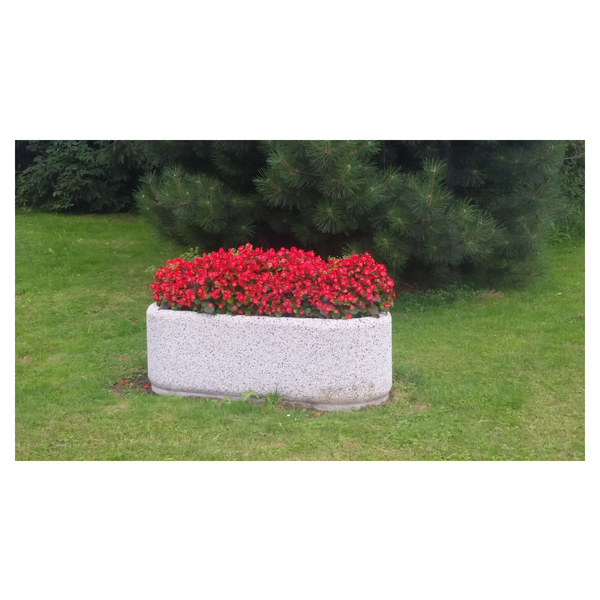 Julia Oval Concrete Planter 150 x 60 x 50 cm – photo 7