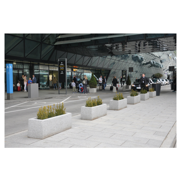 Daniella Rectangular Concrete Planter 120 x 40 x 40 cm – photo 2