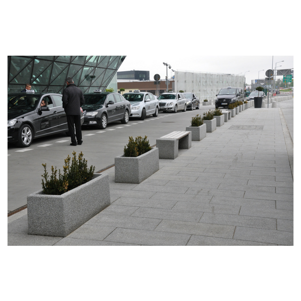 Daniella Rectangular Concrete Planter 120 x 40 x 40 cm – photo 4