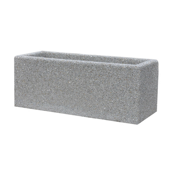 Kornel Rectangular Concrete Planter 100 x 40 x 40 cm