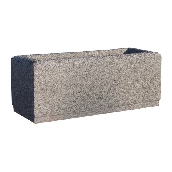 Nicol Rectangular Concrete Planter 100 x 40 x 40 cm