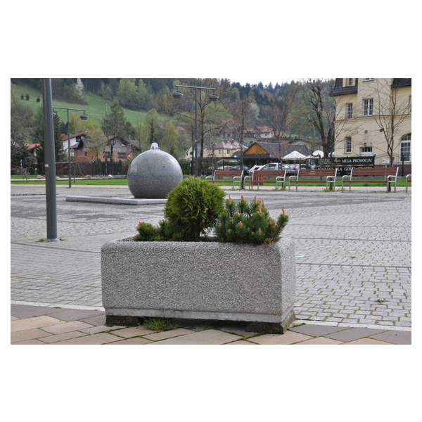 Nicol Rectangular Concrete Planter 100 x 40 x 40 cm – photo 4