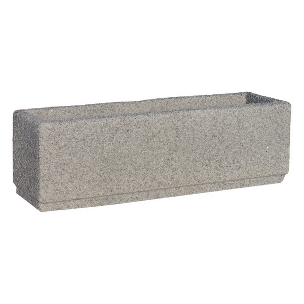 Ludwik Rectangular Concrete Planter 100 x 30 x 32 cm